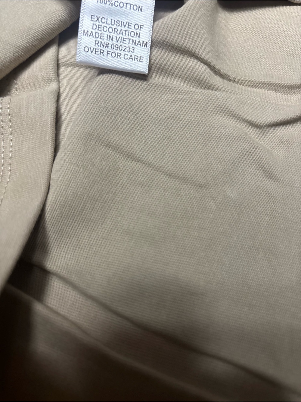 Fw21 fear of god essentials Linen tee - Picture 4 of 6
